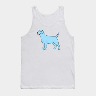 Light Blue Dog Tank Top